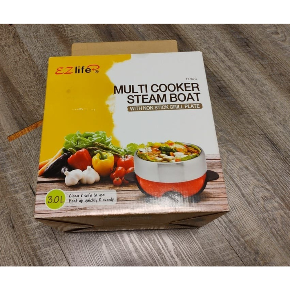 Multi Cooker Multifunctional Electric Pan, grill plate Non-Stick easy clean